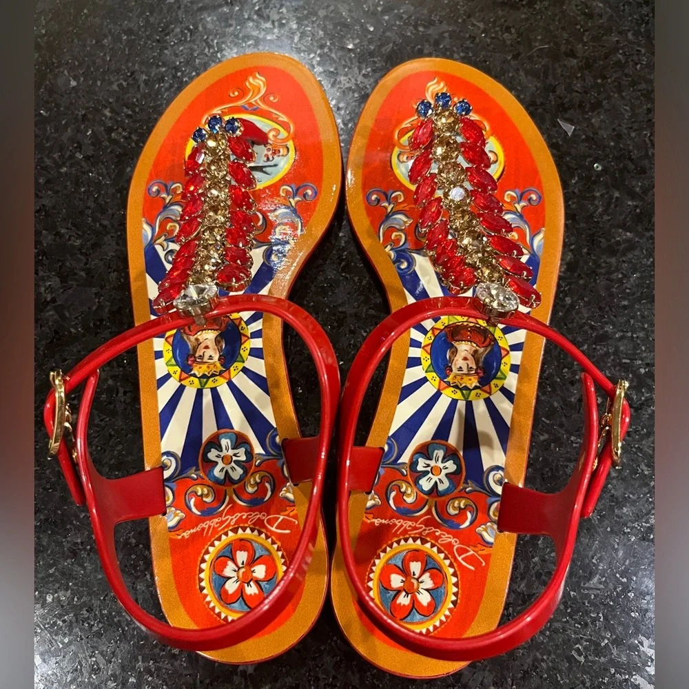 Dolce&Gabbana Fashion Sandals - Authentic Size 38 - Picture 2 of 4